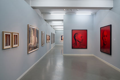 Installation view of the exhibition FINDINGS.TORBEN ESKEROD at FFF